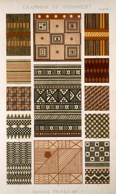 Savage Tribe No 1, Plate 1, from 
